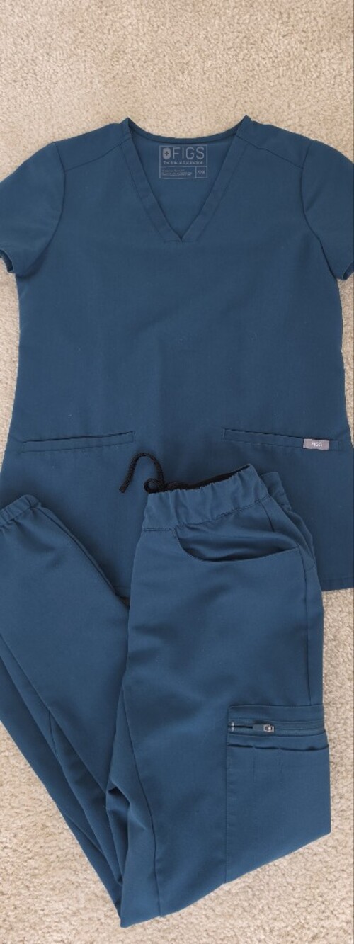 Figs Women's Teal Track Pants & Joggers Set - Deep Teal